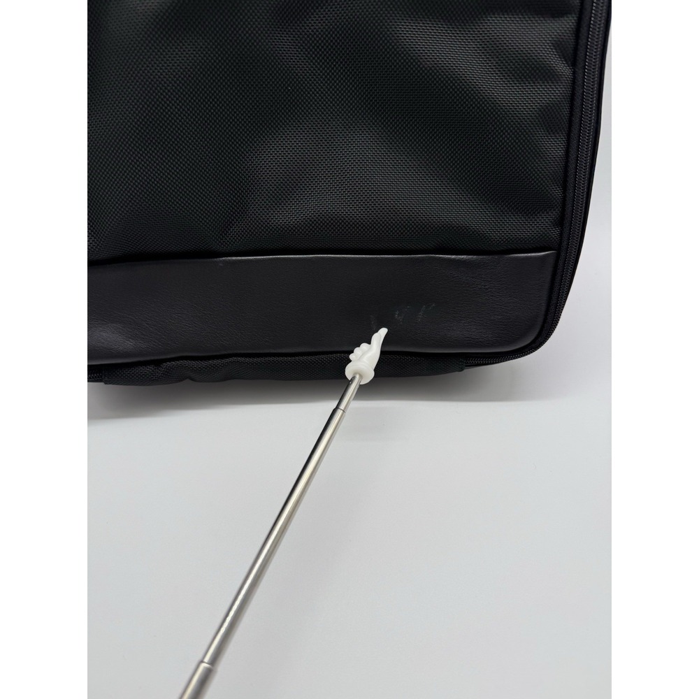 TUMI Laptop Shoulder Bag Brief‎ Bag Black Ballistic Nylon Organizer - Picture 12 of 15